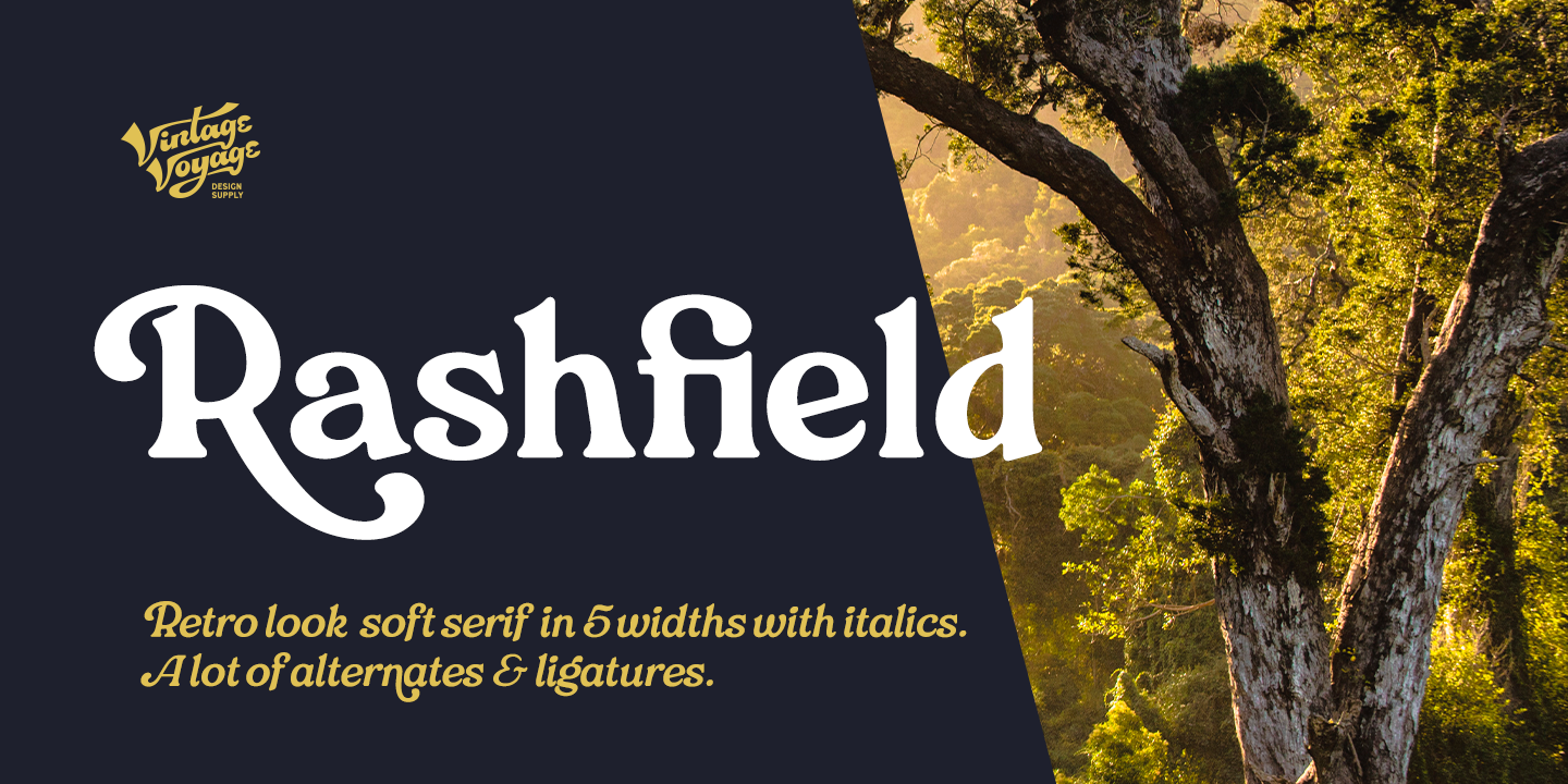 VVDS Rashfield Font preview